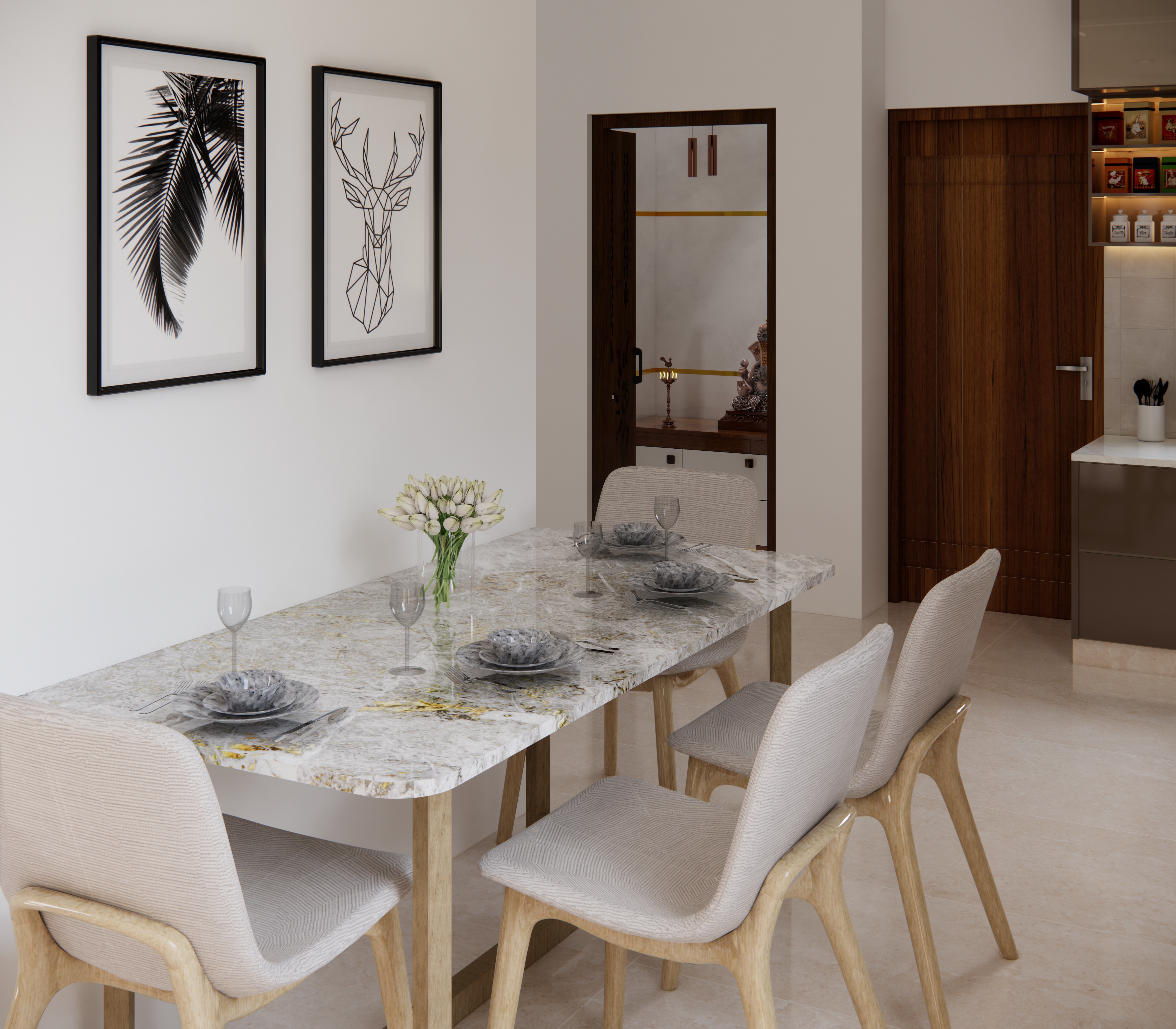 Dining Room Interior Design Bangalore