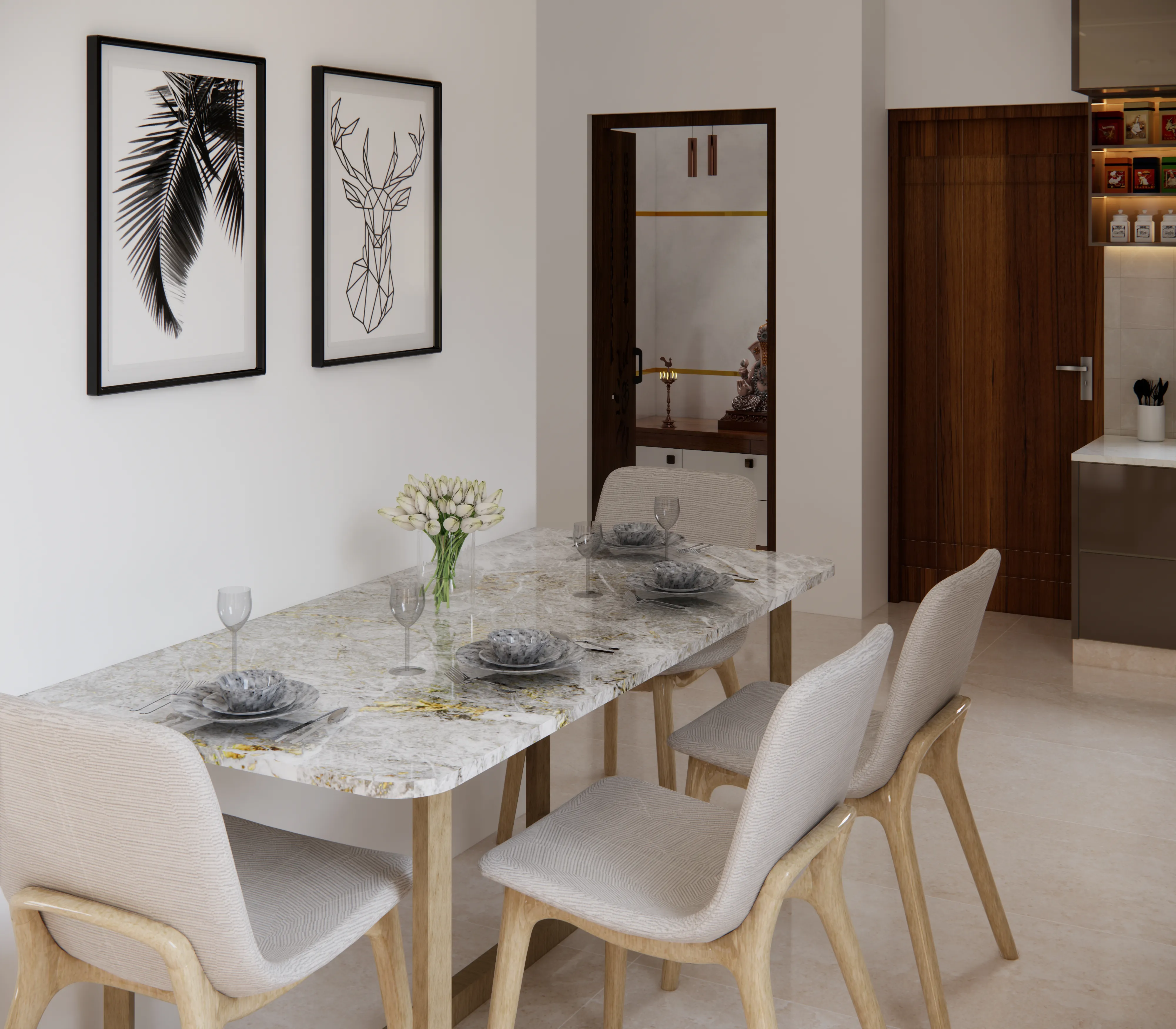 Dining Room Interior Design Bangalore