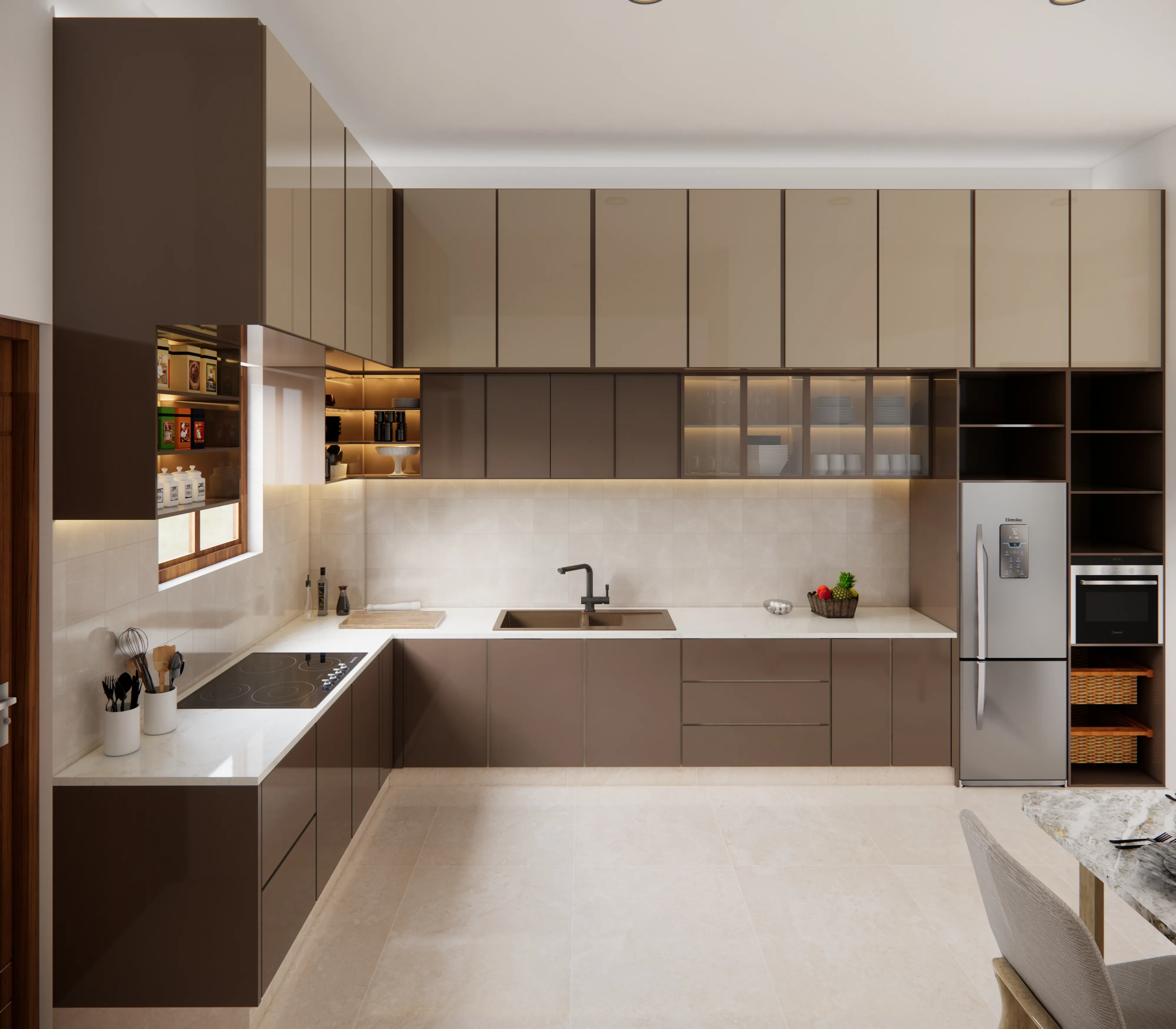 Modern Kitchen Interior Design Bangalore