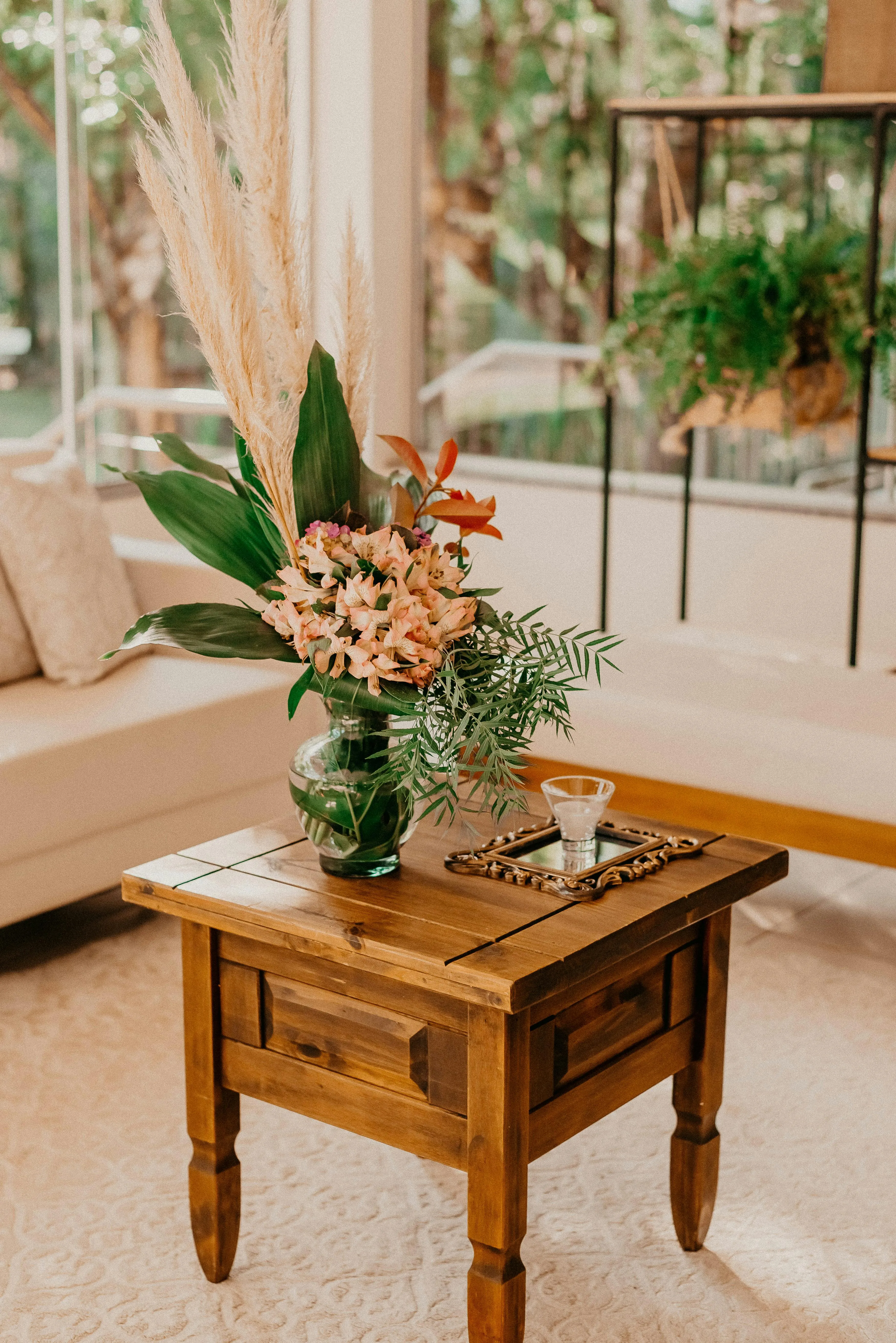 Detail shot of high-quality interior materials